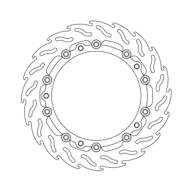 Moto-Master Flame series floating brake rotor BRAKE ROTORS Moto Master