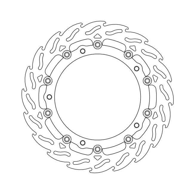 Moto-Master Flame series floating brake rotor BRAKE ROTORS Moto Master