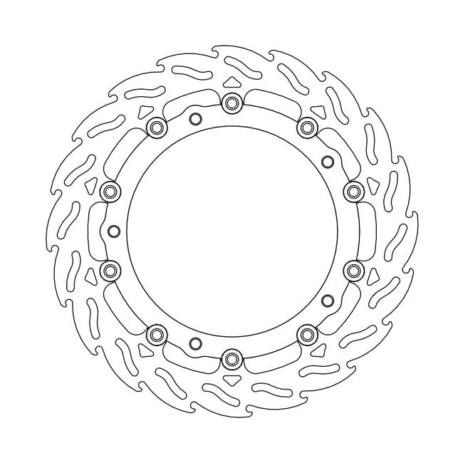 Moto-Master Flame series floating brake rotor BRAKE ROTORS Moto Master