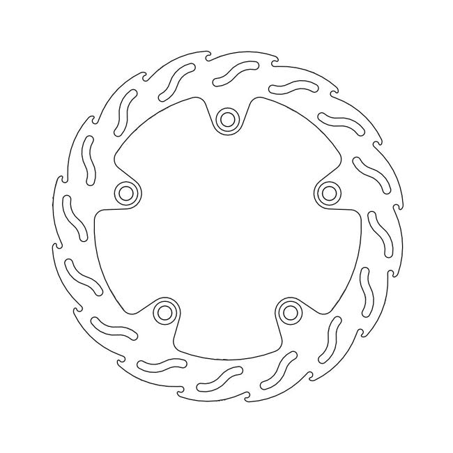 Moto-Master Flame series brake rotor BRAKE ROTORS Moto Master