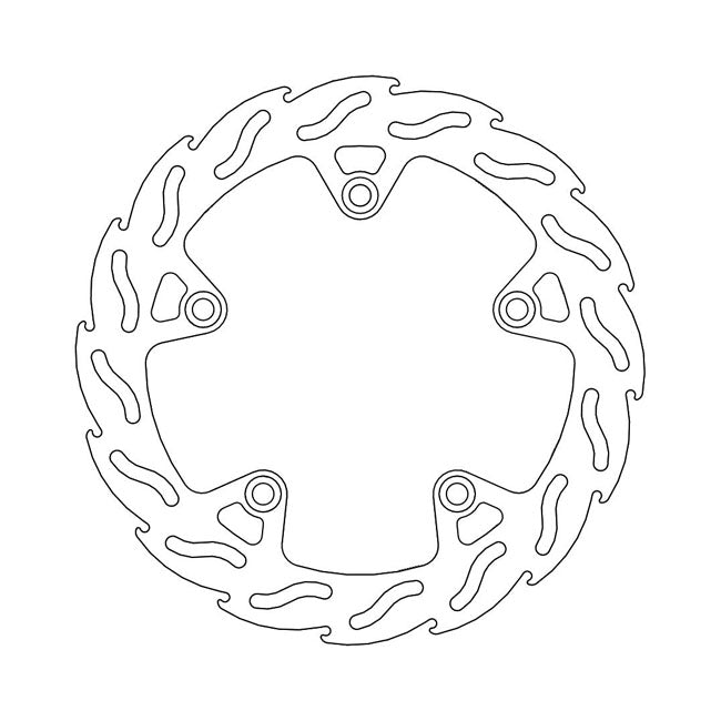 Moto-Master Flame series brake rotor BRAKE ROTORS Moto Master