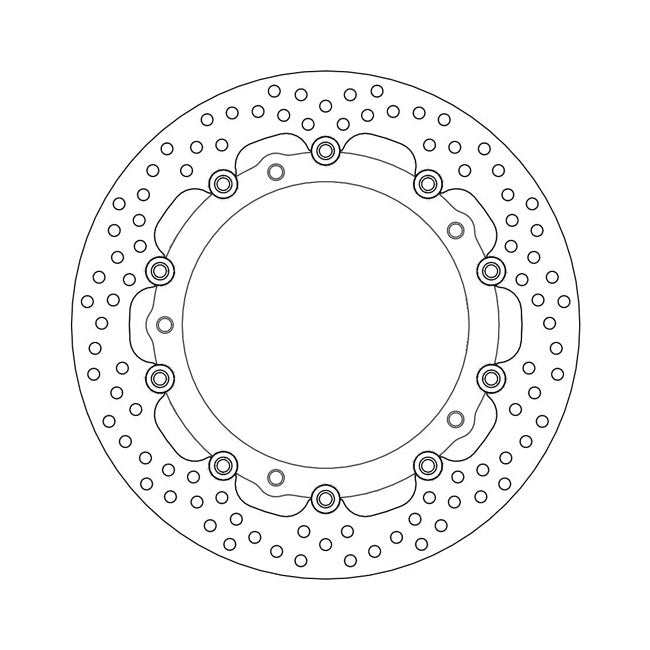 Moto-Master Halo series floating brake rotor BRAKE ROTORS Moto Master