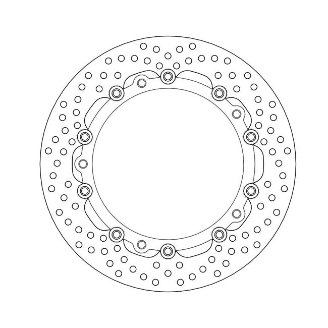 Moto-Master Halo series floating brake rotor BRAKE ROTORS Moto Master