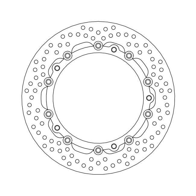 Moto-Master Halo series floating brake rotor BRAKE ROTORS Moto Master