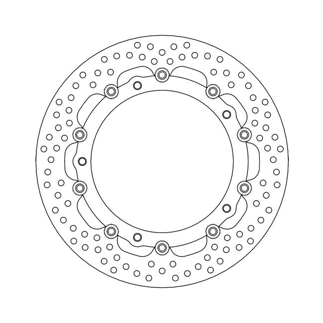 Moto-Master Halo series floating brake rotor BRAKE ROTORS Moto Master