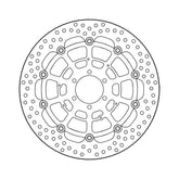 Moto-Master Halo series floating brake rotor BRAKE ROTORS Moto Master