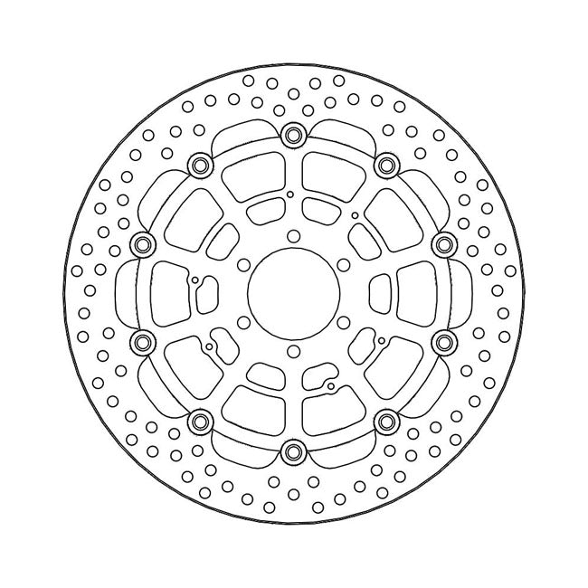Moto-Master Halo series floating brake rotor BRAKE ROTORS Moto Master