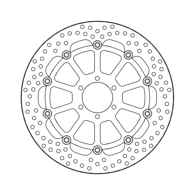 Moto-Master Halo series floating brake rotor BRAKE ROTORS Moto Master