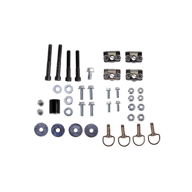 Cycle Visions Baggertail Fxs/Fls Blk Saddlebags Mounts Cycle Visions