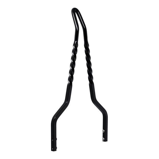 Cycle Visions Twisted Stick sissy bar 18", black SISSY BARS Cycle Visions