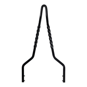 Cycle Visions Twisted Stick sissy bar 18", black SISSY BARS Cycle Visions