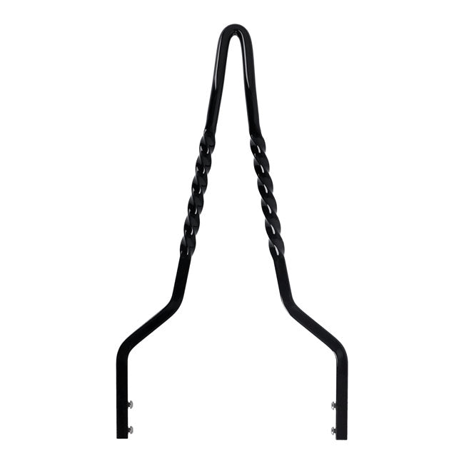 Cycle Visions Twisted Stick sissy bar 18", black SISSY BARS Cycle Visions