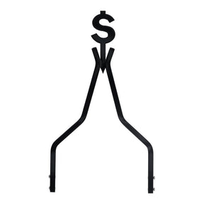 Cycle Visions Moneytube sissy bar 18", black SISSY BARS Cycle Visions