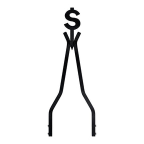 Cycle Visions Moneytube sissy bar 18", black SISSY BARS Cycle Visions