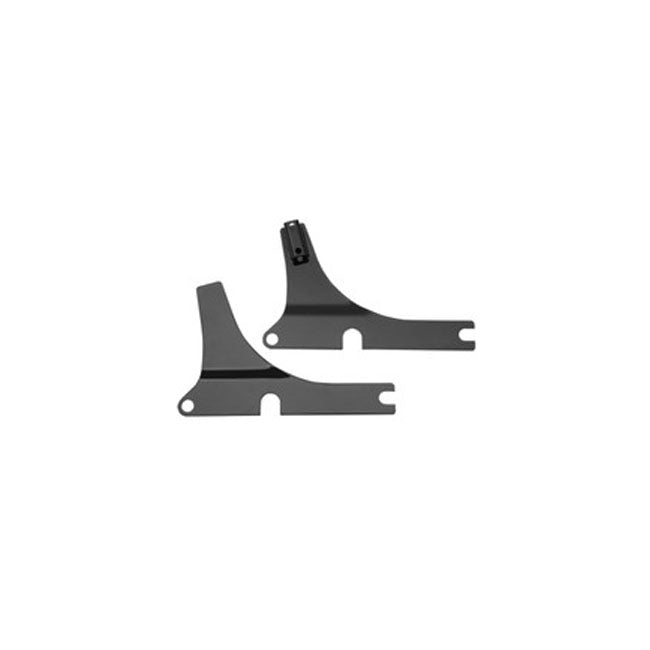 Cycle Visions, rigid sissy bar side plates. Black SISSY BARS SIDE PLATES Cycle Visions