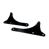 Cycle Visions, rigid sissy bar side plates. Black SISSY BARS SIDE PLATES Cycle Visions