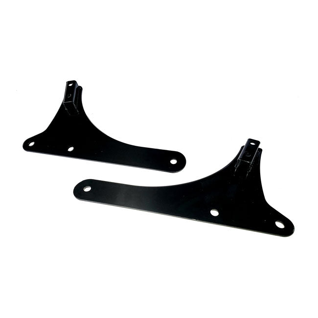 Cycle Visions, rigid sissy bar side plates. Black SISSY BARS SIDE PLATES Cycle Visions