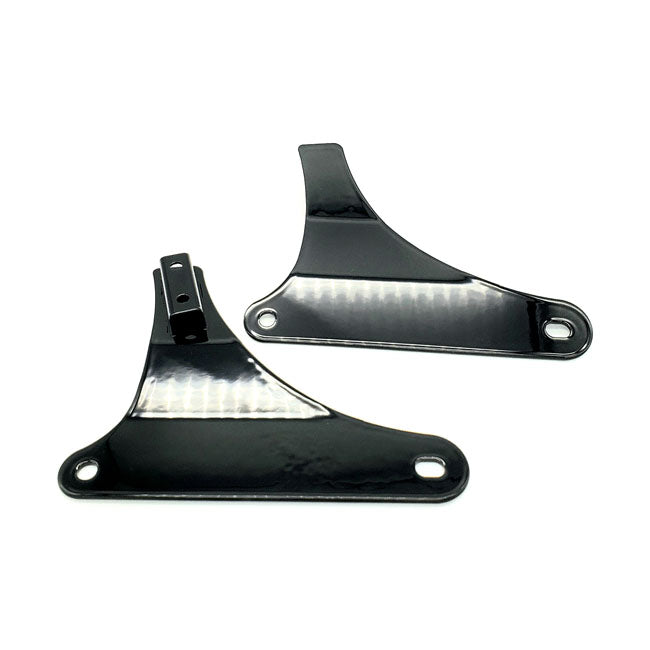 Cycle Visions, rigid sissy bar side plates. Black SISSY BARS SIDE PLATES Cycle Visions