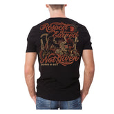 Down N Out Respect Is Earned T Shirt Black T-Shirt Down N Out