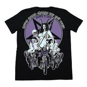 Down N Out Evil Ways T Shirt Black T-Shirt Down N Out