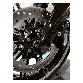 Killer Custom, Front Axle Cover Set. Gloss Black Axle Covers Killer Custom