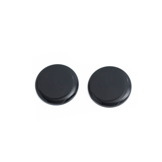 Killer Custom, Front Axle Cover Set. Gloss Black Axle Covers Killer Custom