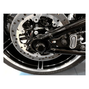Killer Custom, Rear Axle Cover Set. Gloss Black Axle Covers Killer Custom