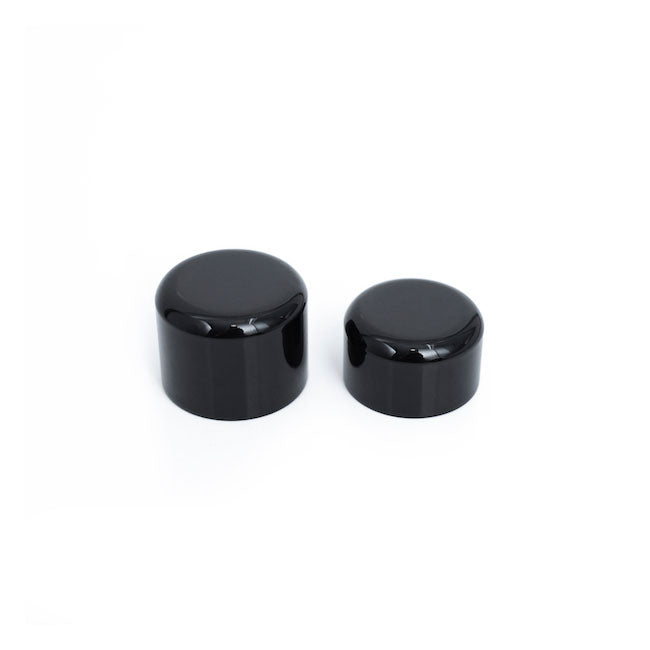Killer Custom, Rear Axle Cover Set. Gloss Black Axle Covers Killer Custom