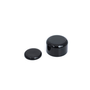 Killer Custom, Swingarm Axle Cover Set. Gloss Black Axle Covers Killer Custom