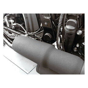 Killer Custom, Swingarm Axle Cover Set. Gloss Black Axle Covers Killer Custom