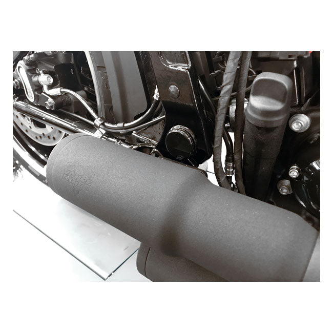Killer Custom, Swingarm Axle Cover Set. Gloss Black Axle Covers Killer Custom