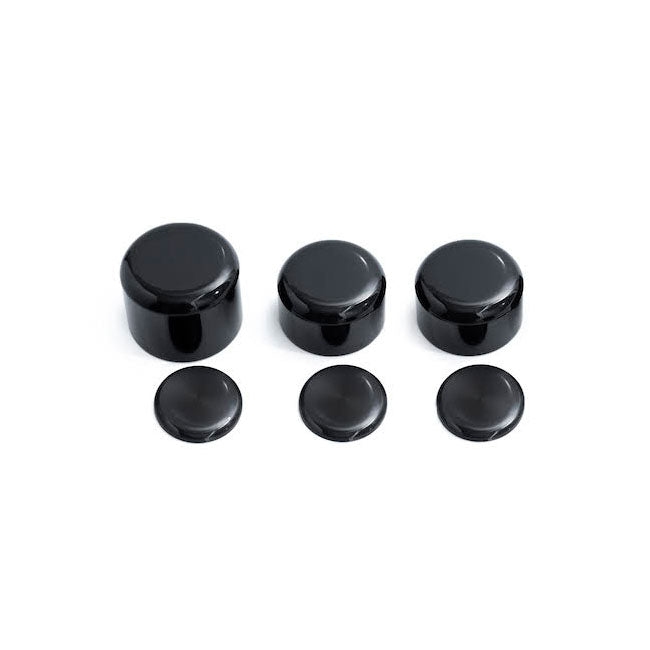Killer Custom, Wheel Axle & Swingarm Cover Set. 6 Piece Axle Covers Killer Custom