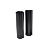 Killer Custom, Upper Fork Cover Set. Black Fork Cover Kits Killer Custom