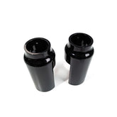 Killer Custom, Lower Fork Cover Set. Black Fork Cover Kits Killer Custom