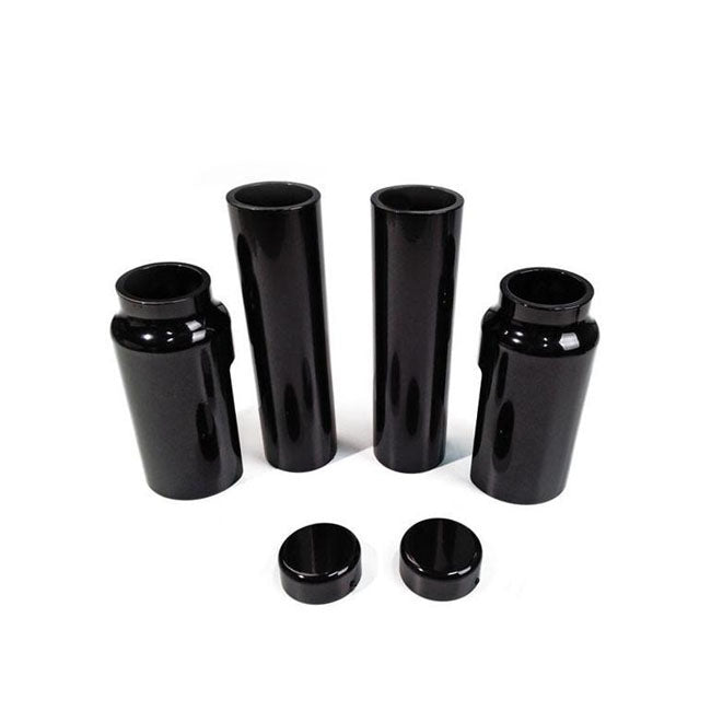 Killer Custom, ''Aggressor'' Series Full Fork Cover Set. Black Fork Cover Kits Killer Custom