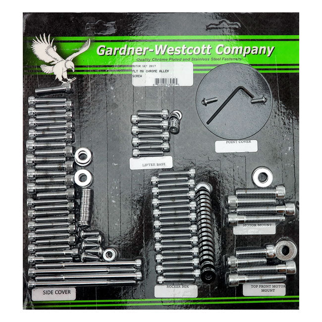 Gw, Motor Screw Kit. Chrome Gardner Westcott