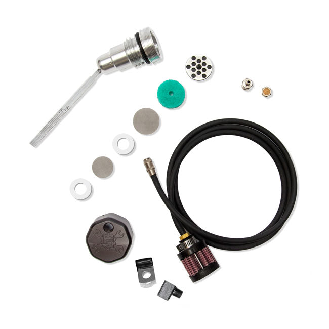 Feuling Parts Dipstick Vented Blk 06+Tc Oil Tanks Dipsticks Feuling