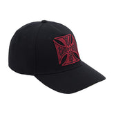 West Coast Choppers "Og Classic" Baseball Cap - Black & Red Baseball Cap West Coast Choppers