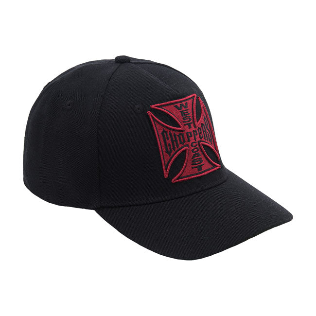 West Coast Choppers "Og Classic" Baseball Cap - Black & Red Baseball Cap West Coast Choppers