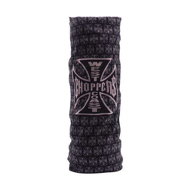 West Coast Choppers "Cross" Tunnel - Black Neck Tube West Coast Choppers