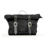 Longride, ''Old Chopper'' Waxed Cotton Saddlebag. Black Touring Luggage Longride