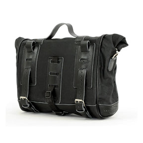 Longride, ''Old Chopper'' Waxed Cotton Saddlebag. Black Touring Luggage Longride