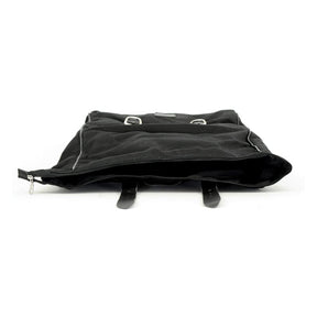 Longride, ''Old Chopper'' Waxed Cotton Saddlebag. Black Touring Luggage Longride