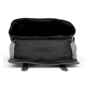 Longride, ''Classic'''' Waxed Cotton Saddlebag. Black Touring Luggage Longride