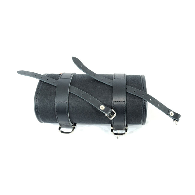 Longride, Classic Tool Roll Waxed Cotton. Black Toolrolls Longride