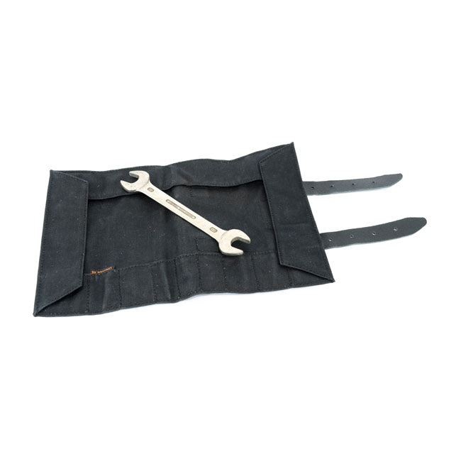 Longride, Toolroll Waxed Cotton. Black Toolrolls Longride