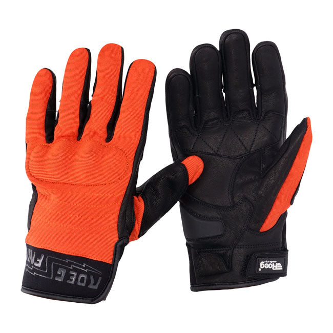 Roeg Fngr Textile Gloves Orange Gloves Roeg