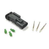 NAMZ, AMP rear fender harness connector kit. Male. 3-pin ELECTRICAL CONNECTORS Namz