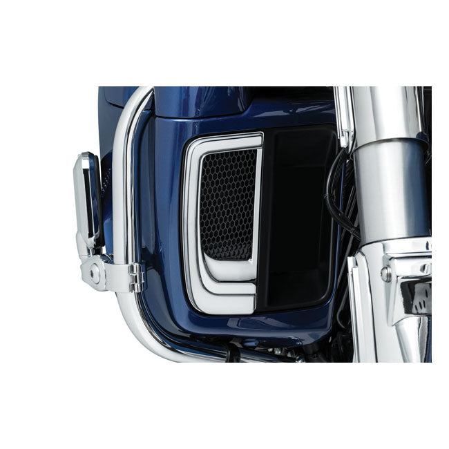 Kuryakyn, Tracer LED lighting for fairing lower grill chrome SADDLEBAGS TRIMS Kuryakyn