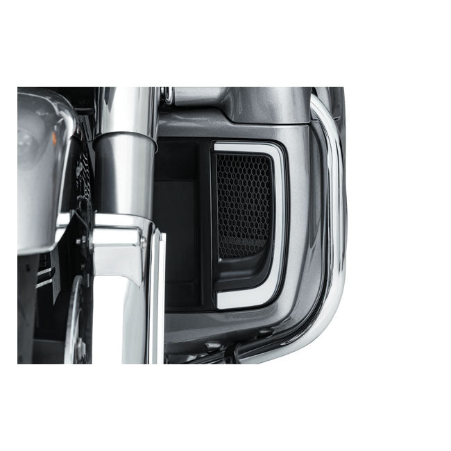 Kuryakyn, Tracer LED lighting for fairing lower grill black SADDLEBAGS TRIMS Kuryakyn